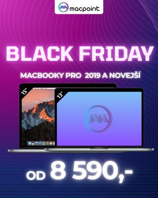💥 Black Friday běží naplno! MacBooky Pro 2019 a novější za ceny, které si zamilujete 💸 Každý kus s českou klávesnicí 🇨🇿,...