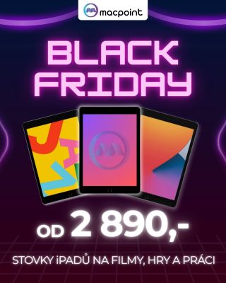 ⚡ Black Friday na iPady! STOVKY iPadů na filmy, hry a práci 💻🎮🎬 Teď je ten správný čas 💥 Výkonné iPady za neporazitelné...