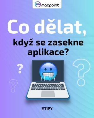 Co dělat, když se vám zasekne aplikace? 🖥️🥶 Máme pro vás rychlý trik, který vrátí Mac zpátky do hry ⚡ Když se aplikace...